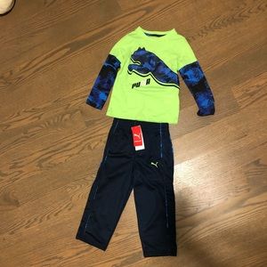Brand New Boys 3t Puma Outfit
